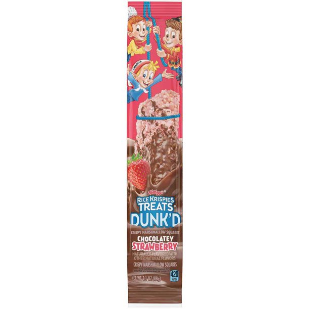 Rice Krispie Treat Dunk'd Chocolatey Strawberry