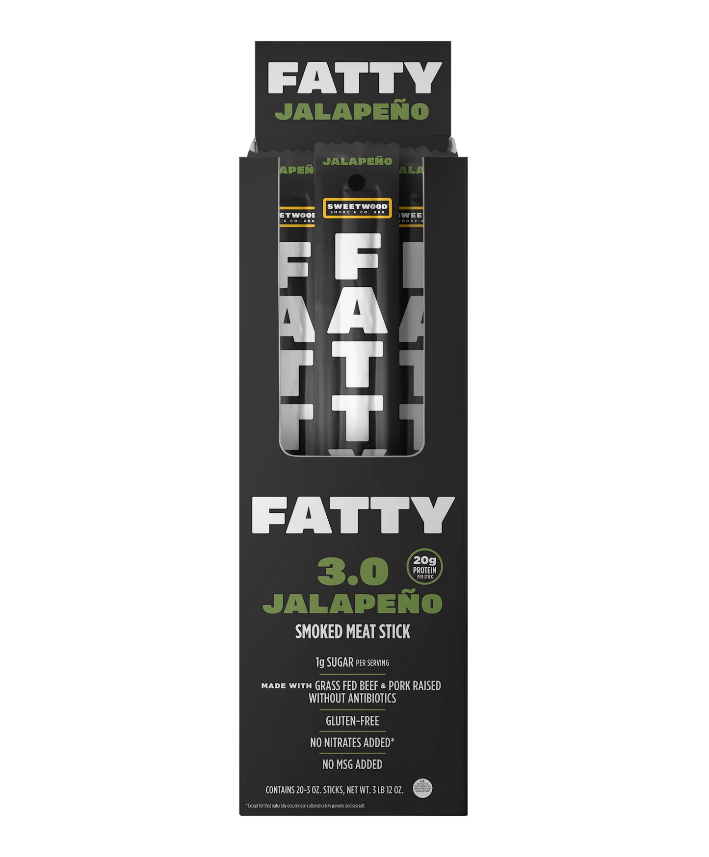 Fatty Sticks 3oz Jalapeno