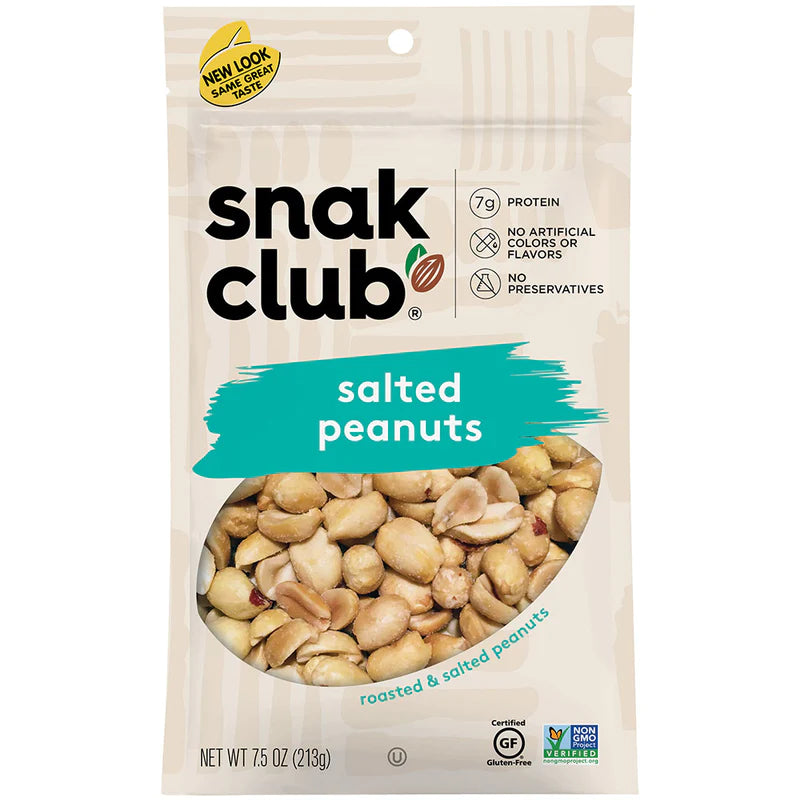 Snack Club Premium Size Salted Peanuts