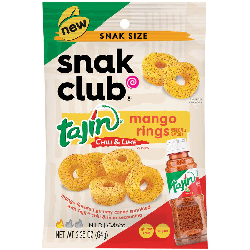 Snack Club Snack Size Tajin Mango Rings