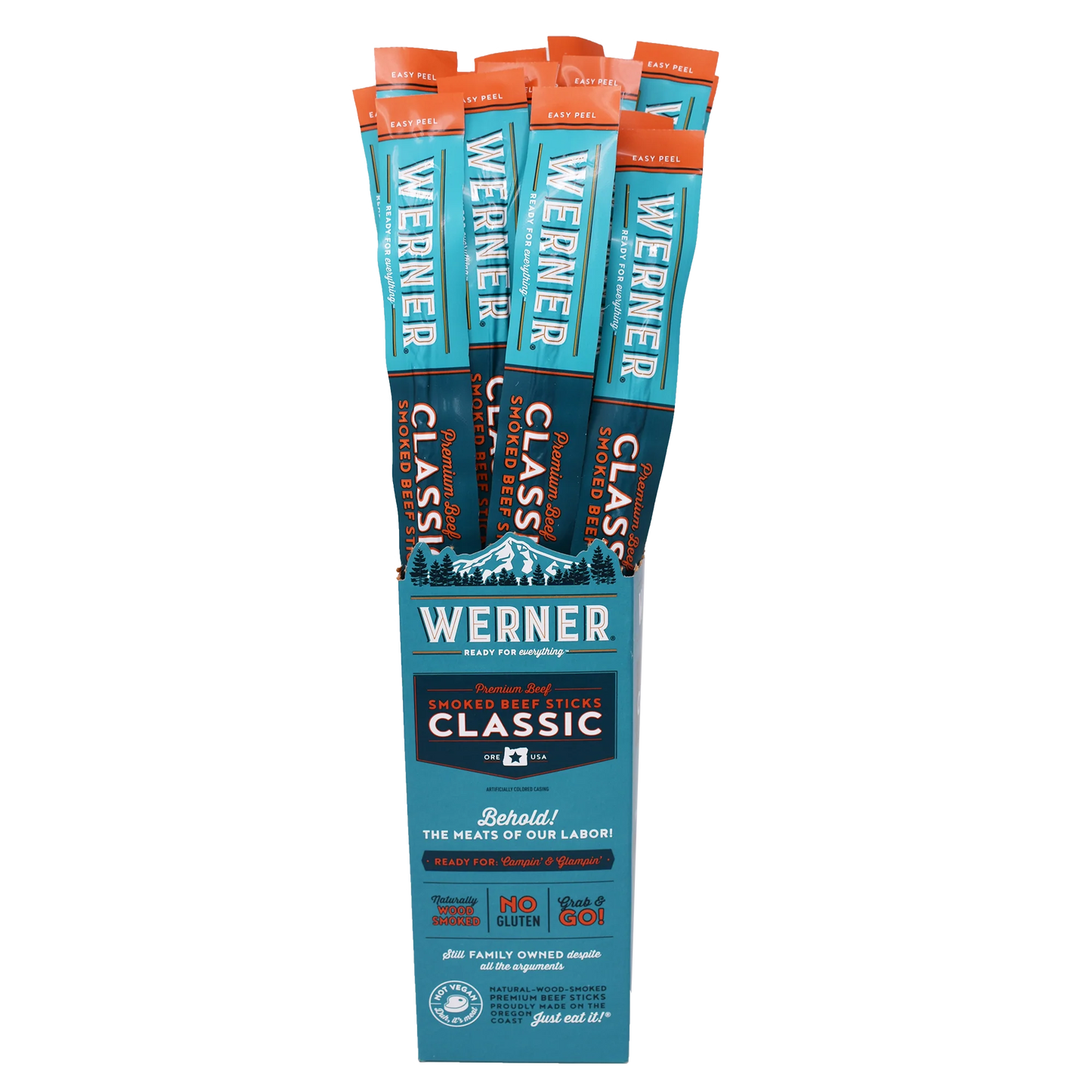 Werner 1.35oz Sticks Beef Sausage