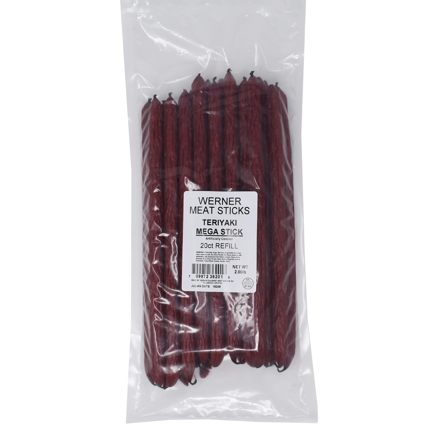 Werner Mega Sticks 20-Count Teriyaki
