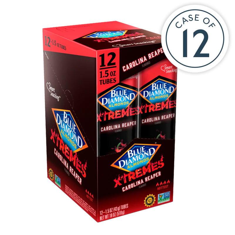 Blue Diamond Extreme Heat Carolina Reaper 1.5oz Almonds