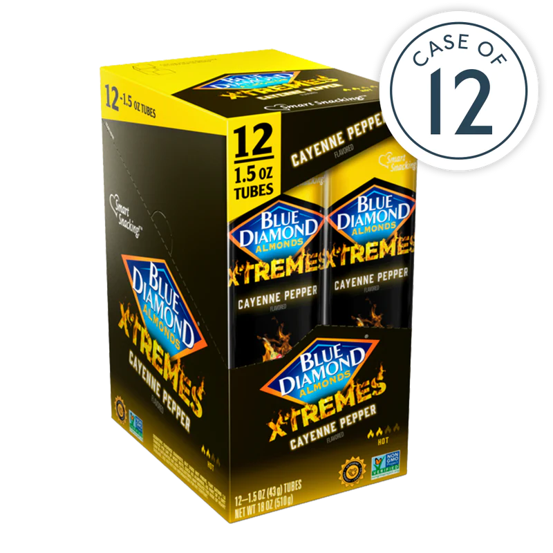 Blue Diamond Extreme Heat Cayenne Pepper 1.5oz Almonds