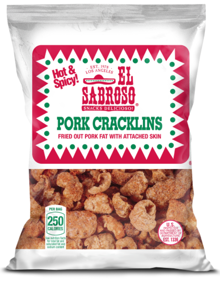 El Sabroso Hot Pork Cracklins