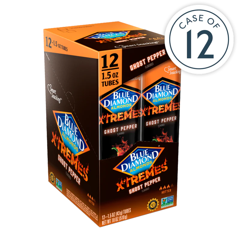 Blue Diamond Extreme Heat Ghost Pepper 1.5oz Almonds