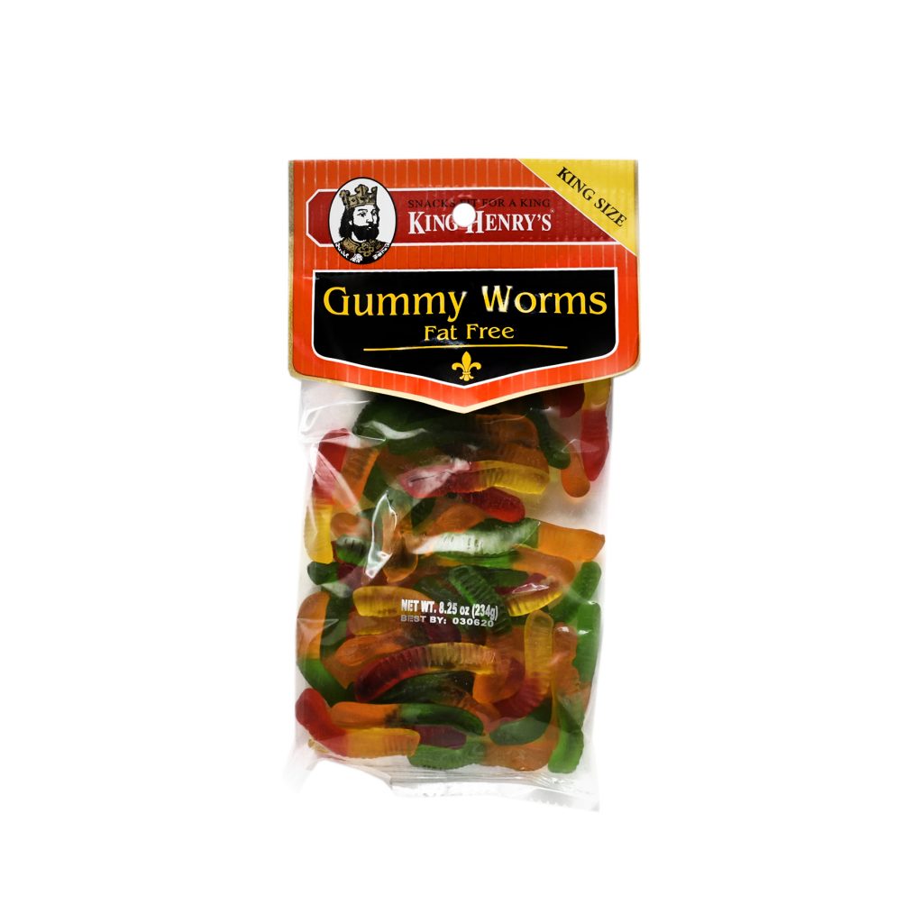 King Henry Gummy Worms King Size