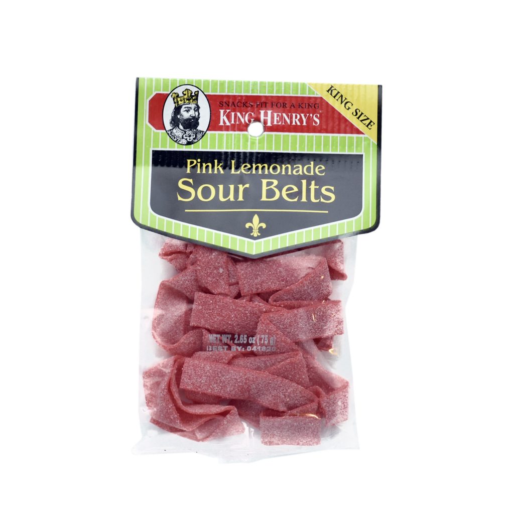 King Henry Pink Lemonade Sour Belts King Size