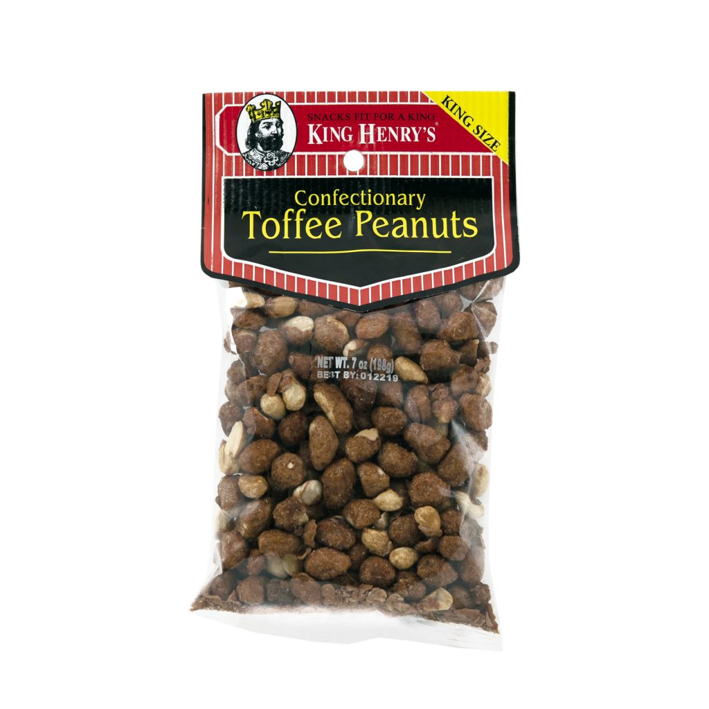 King Henry Toffee Peanuts King Size