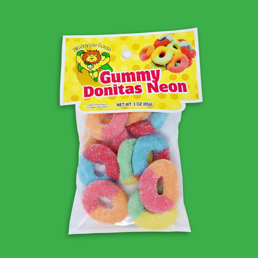 El Super Leon Neon Gummy Rings