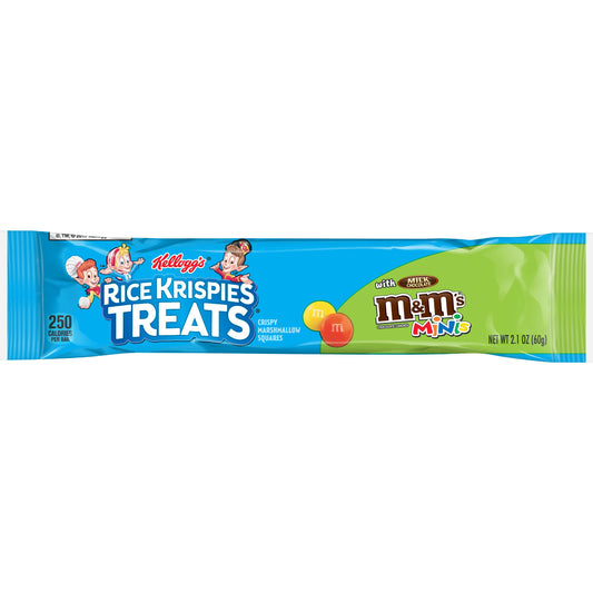 Rice Krispie Treat Rainbow M&Ms