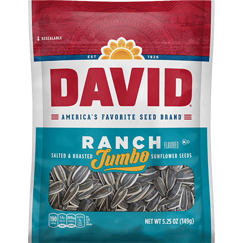 David Sunflower Seeds Ranch Jumbo 5.25oz