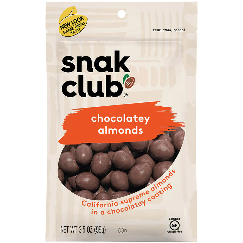Snack Club Premium Size Chocolatey Almonds