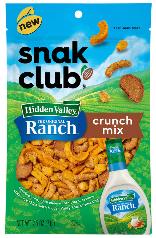 Snack Club Premium Size Hidden Valley Ranch Crunch Mix