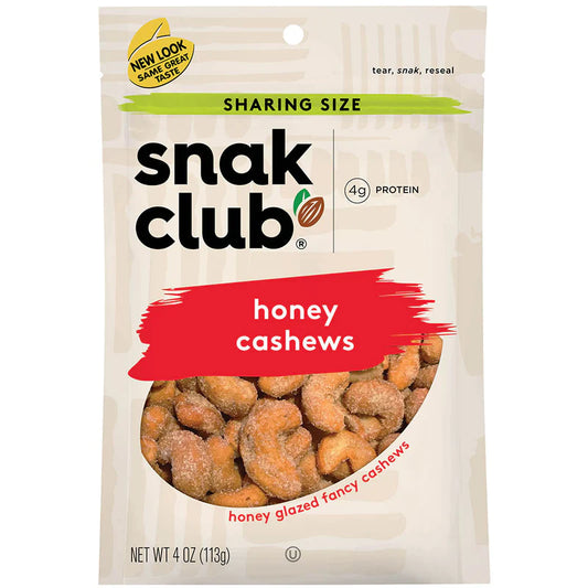 Snack Club Sharing Size Honey Cashews