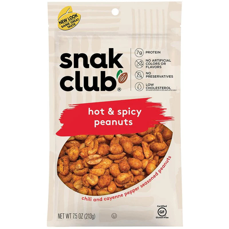 Snack Club Premium Size Hot and Spicy Peanuts