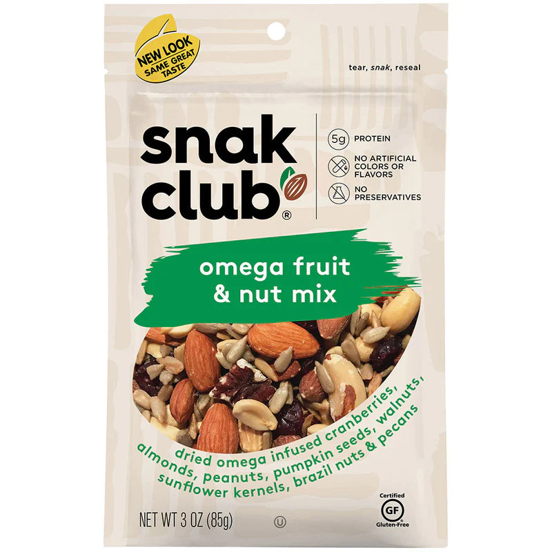 Snack Club Premium Size Omega Fruit and Nut Mix