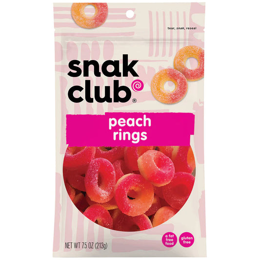 Snack Club Premium Size Peach Rings