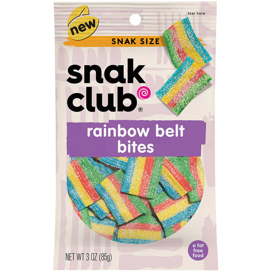 Snack Club Snack Size Rainbow Belt Bites