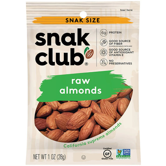 Snack Club Snack Size Raw Almonds