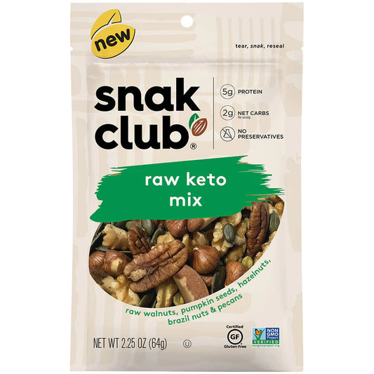 Snack Club Premium Size Raw Keto Mix