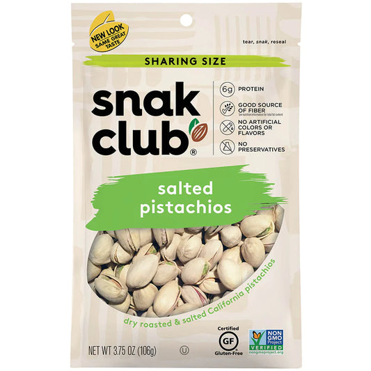 Snack Club Sharing Size Salted Pistachios