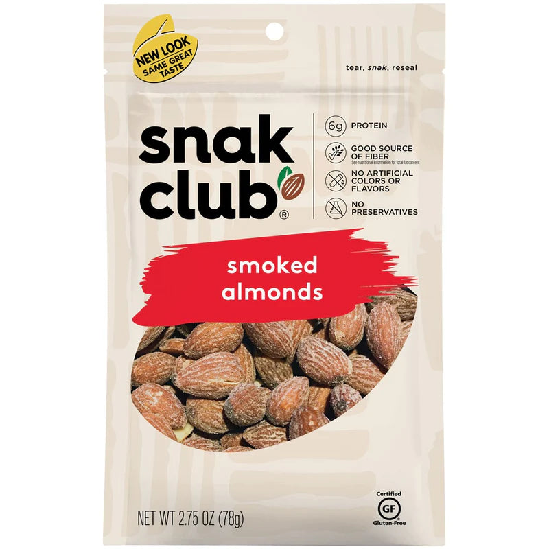 Snack Club Premium Size Smoked Almonds