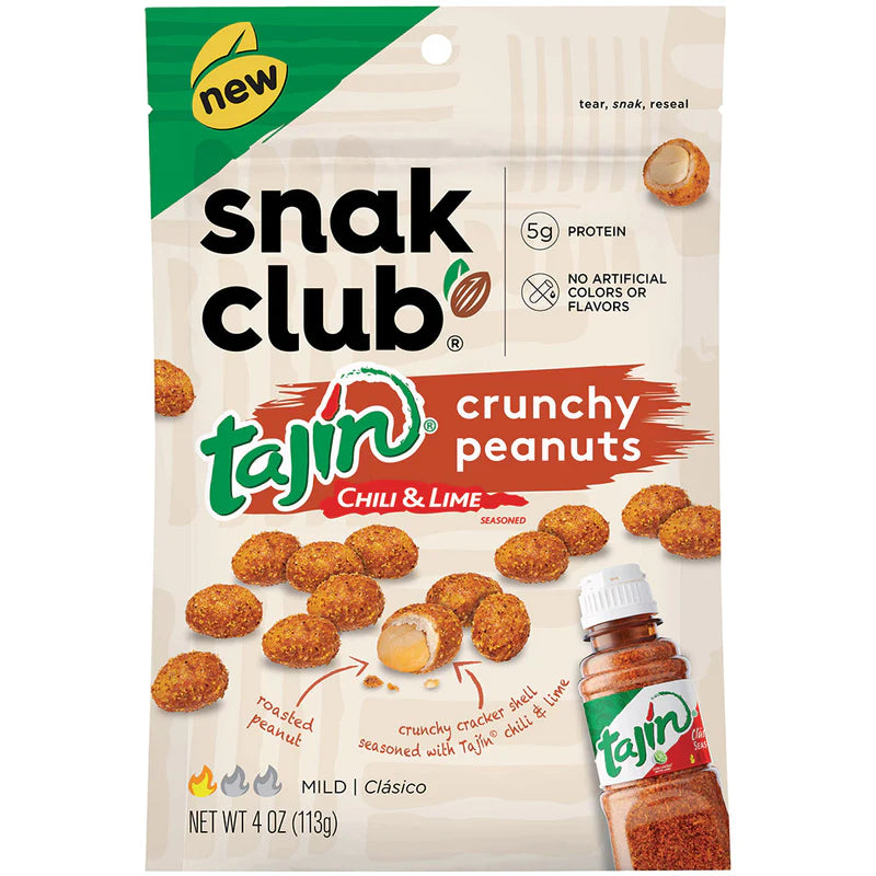 Snack Club Premium Size Tajin Crunchy Peanuts