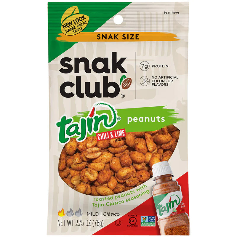 Snack Club Snack Size Tajin Peanuts