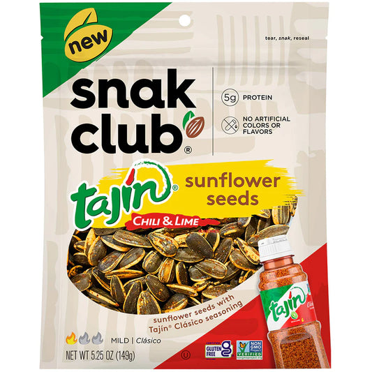 Snack Club Premium Size Tajin Sunflower Seeds