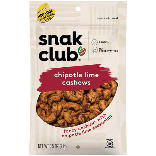 Snack Club Premium Size Chipotle Lime Cashews