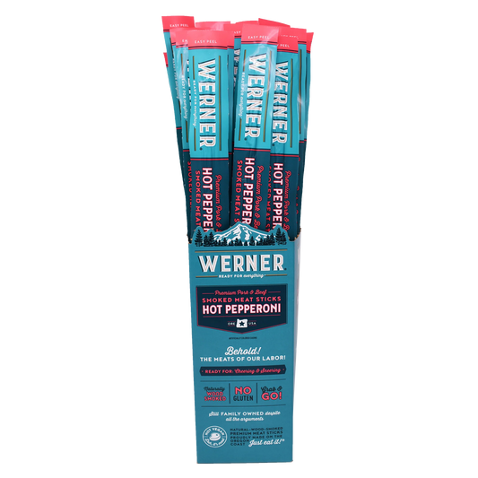 Werner 1.35oz Sticks Hot Pepperoni