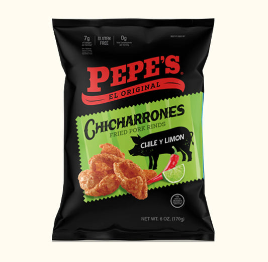 Pepes Chili Lime Pork Rinds