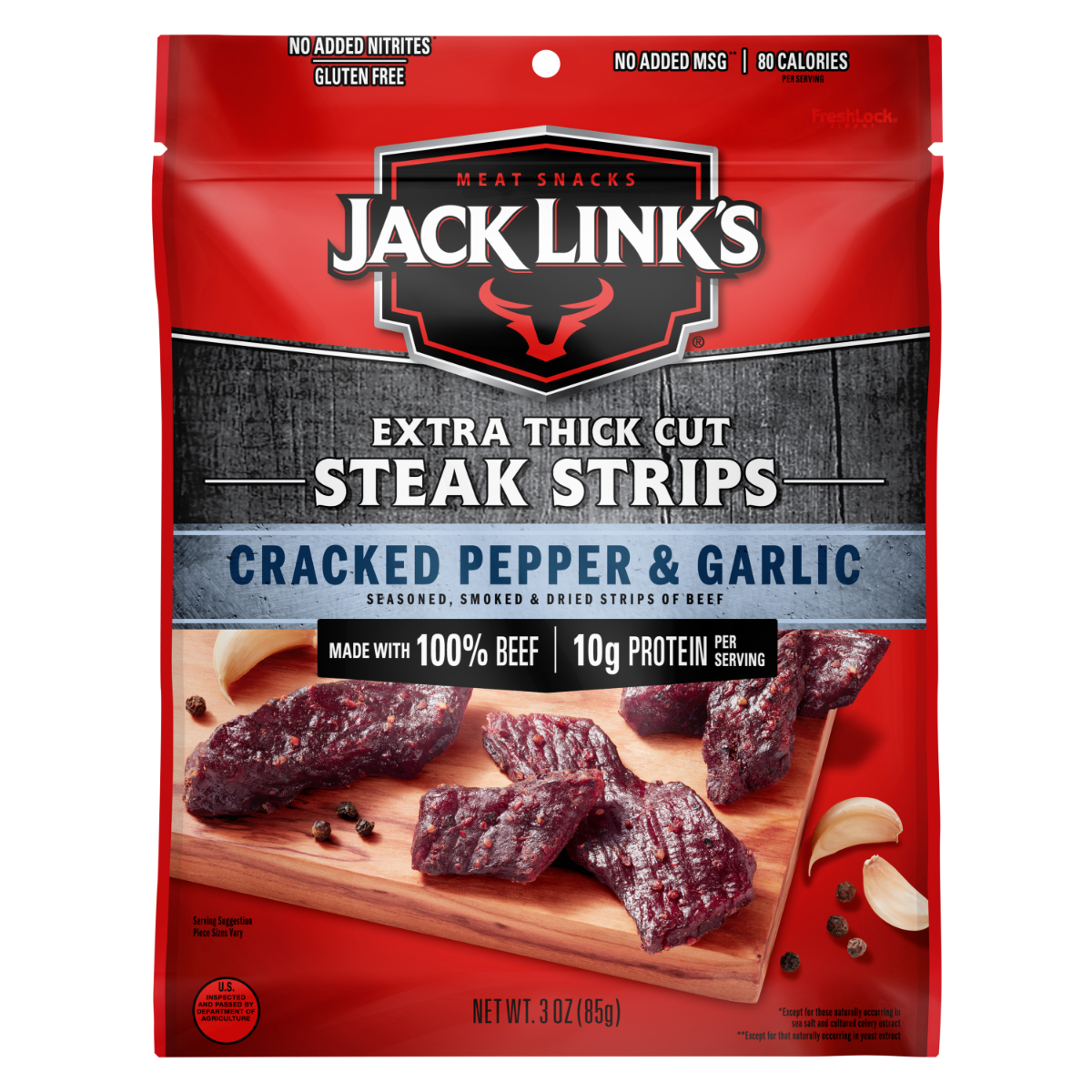 Jack Links 3oz Pepper Garlic Strips
