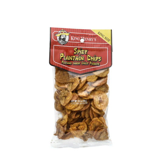 King Henry Spicy Plantain Chips King Size