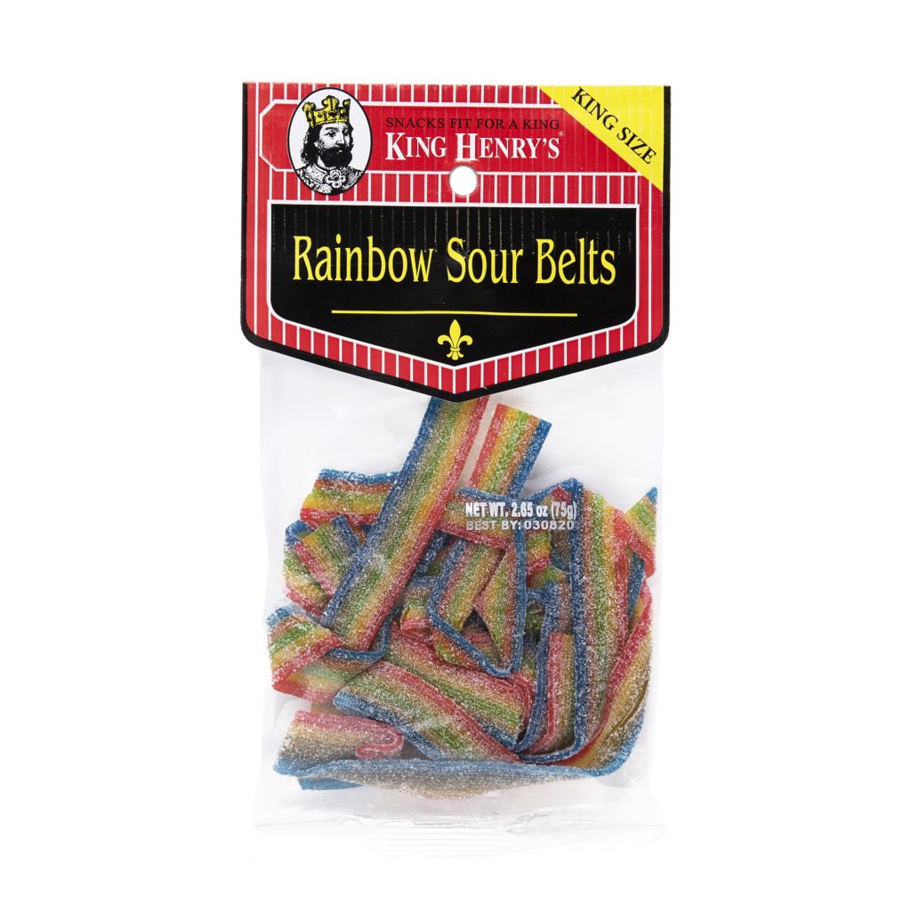 King Henry Rainbow Sour Belts King Size