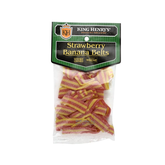 King Henry Strawberry Banana Sour Belts King Size